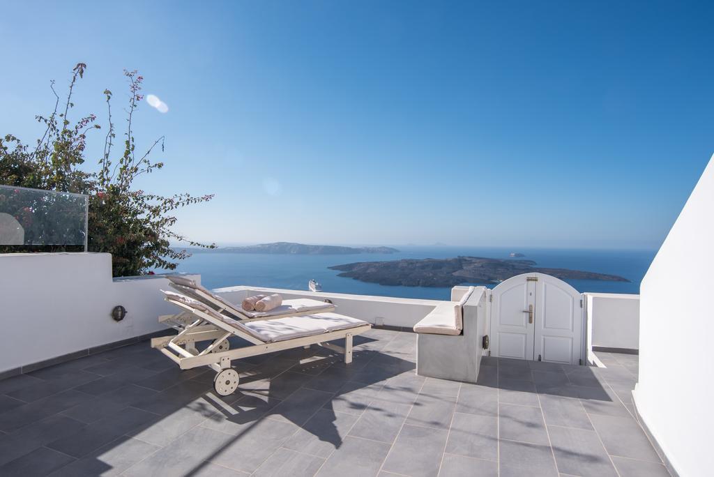 Karpimo Horizon - Caldera View With Private Hot Tub Βίλα Φηροστεφάνι Δωμάτιο φωτογραφία