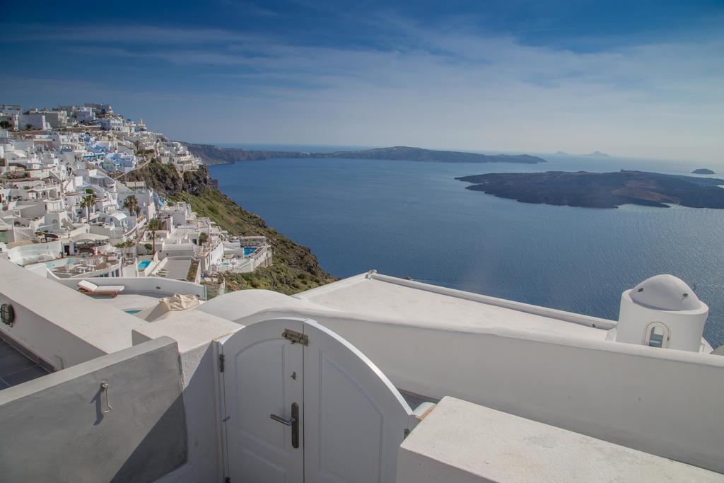 Karpimo Horizon - Caldera View With Private Hot Tub Βίλα Φηροστεφάνι Δωμάτιο φωτογραφία