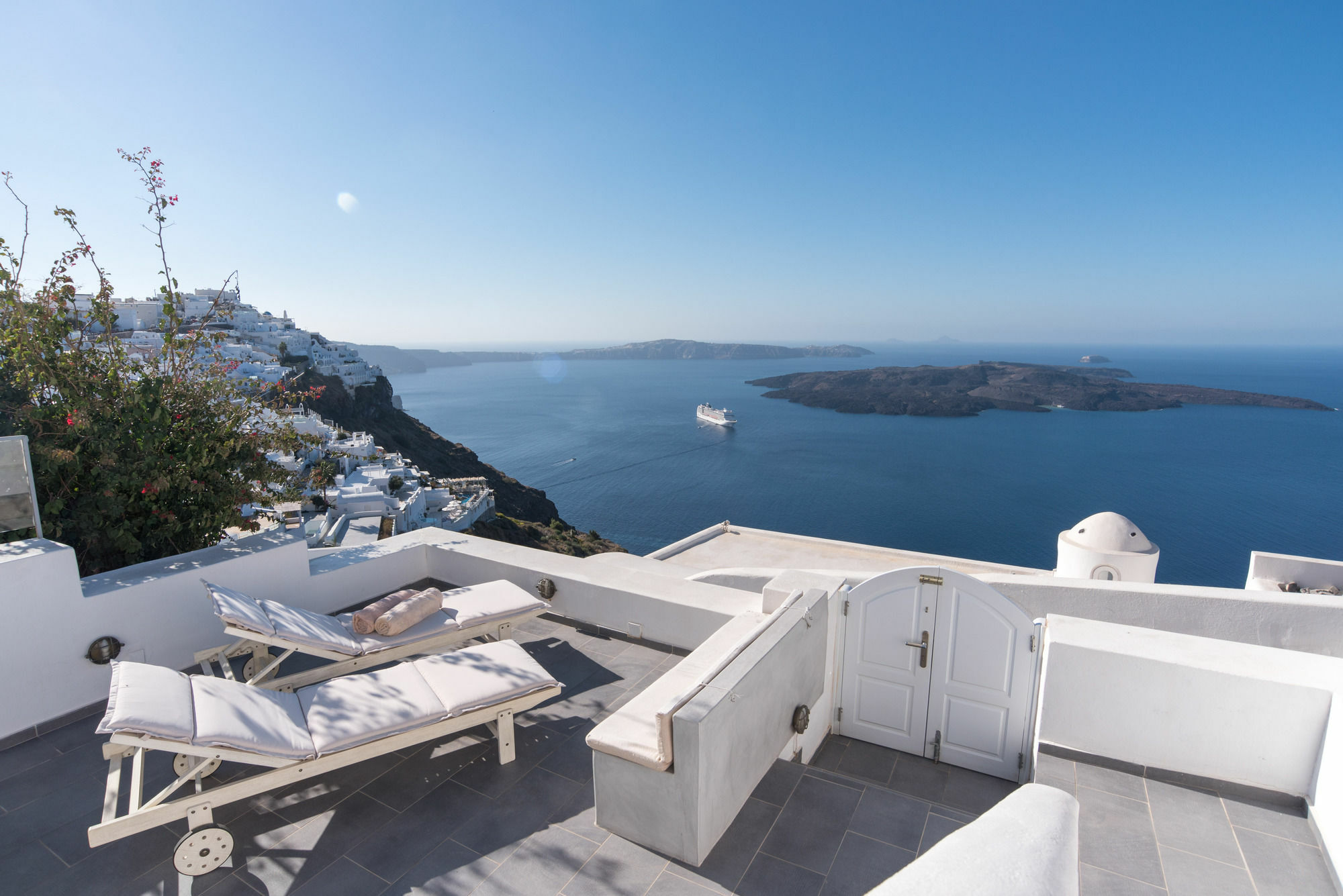 Karpimo Horizon - Caldera View With Private Hot Tub Βίλα Φηροστεφάνι Εξωτερικό φωτογραφία